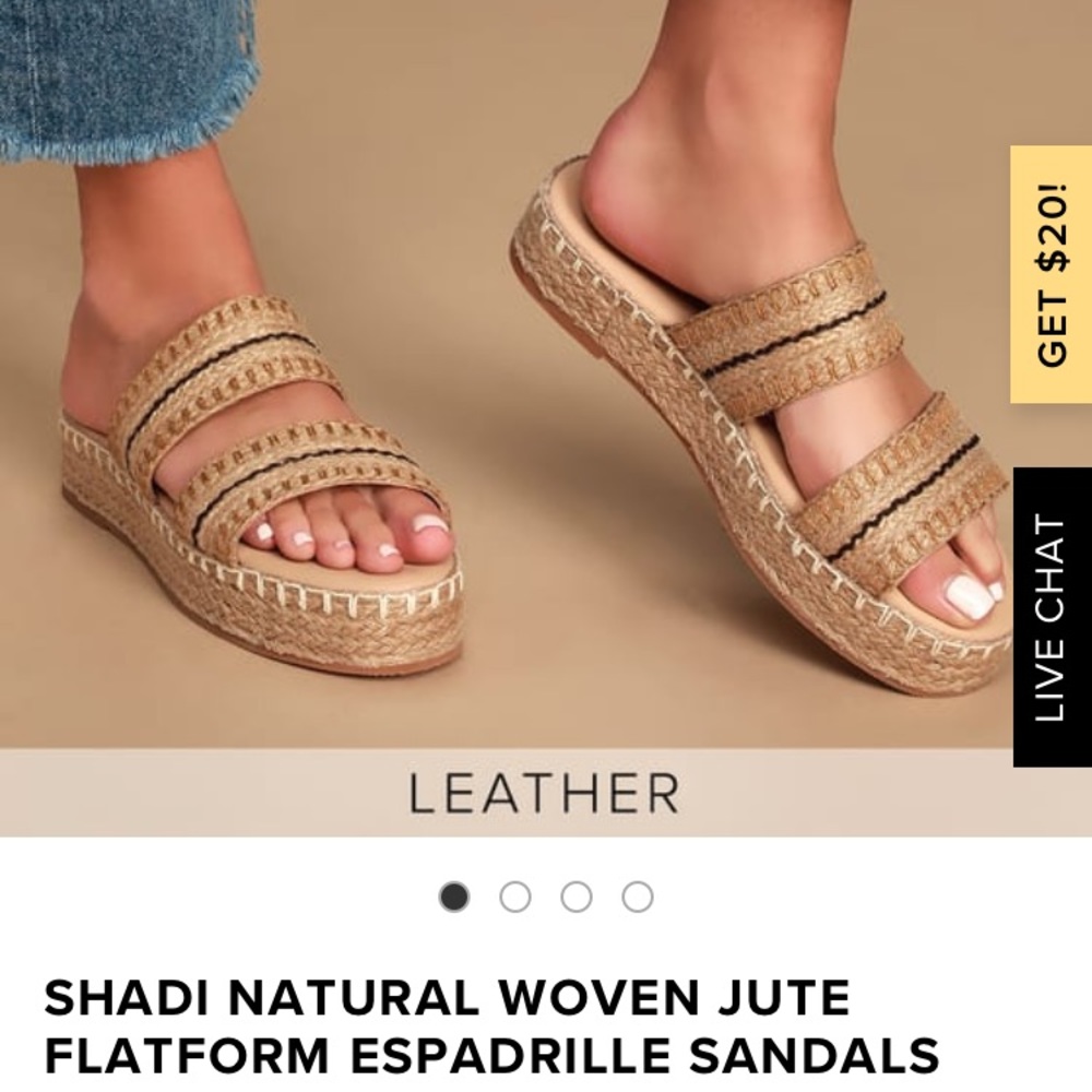 Lulu’s flatform espadrilles ✨NWT✨